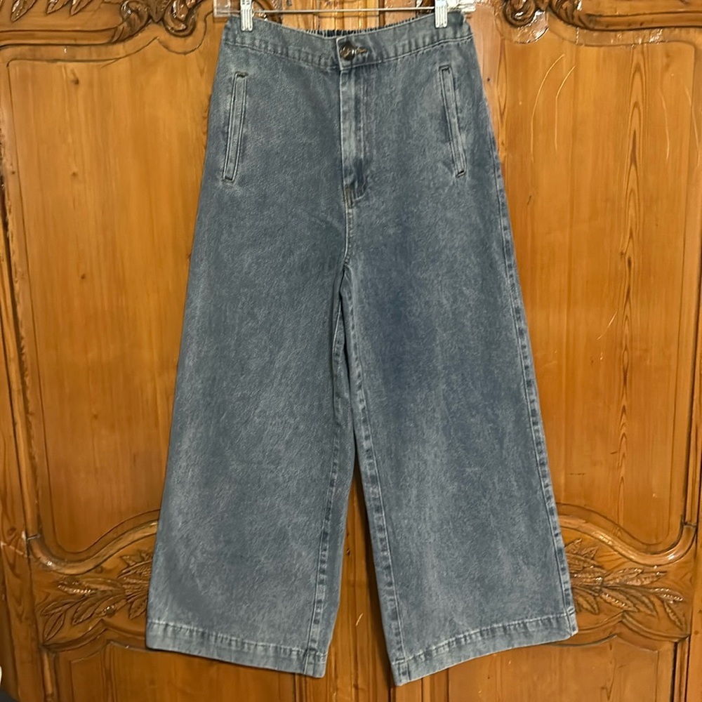 NEW Benaar High Waisted Wide Leg Jeans